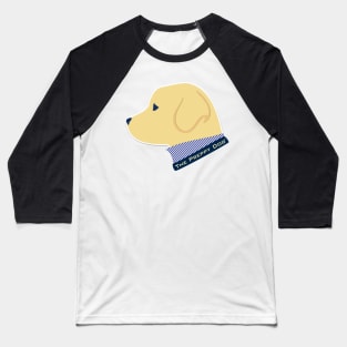 Preppy Golden Retriever Silhouette Baseball T-Shirt